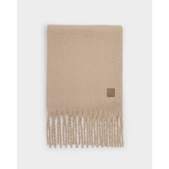 Katie Loxton Oversized Recycled Tassel Scarf - Taupe